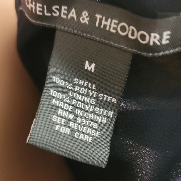 Chelsea & Theodore Floral Tank Top - Black, Blue, Yellow - Picture 2 of 6